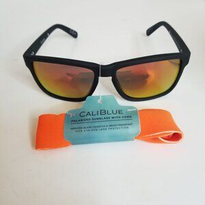 MWT CaliBlue Polarized Sunglasses /Cord Reduces Glare  ImpactResistant UVA-UV